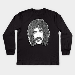 zappa - Pencil Art Kids Long Sleeve T-Shirt